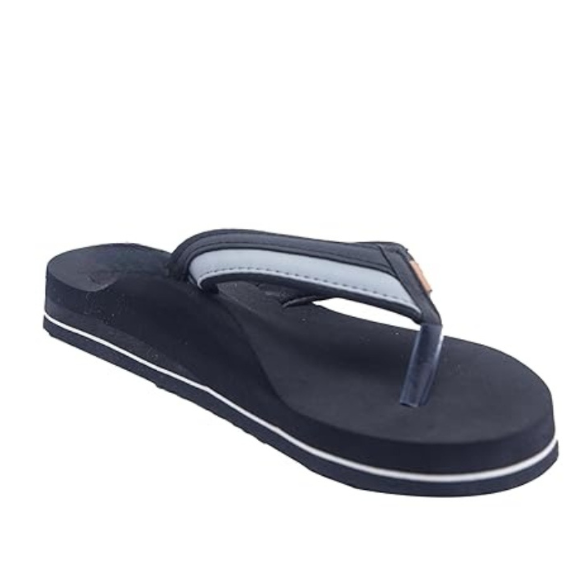 The Healer Men’s Arch Support Diabetic Slippers | Black Cushioned Comfort Footwear | Non-Slip Sole, Lightweight & Breathable | Home & Outdoor Slides