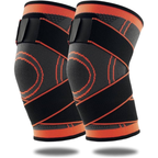 Adjustable Knee Support with Dual Strap | Compression Knee Cap Brace for Pain Relief, Ligament Injury, Arthritis & Gym | Anti-Slip 3D Fit for Men & Women