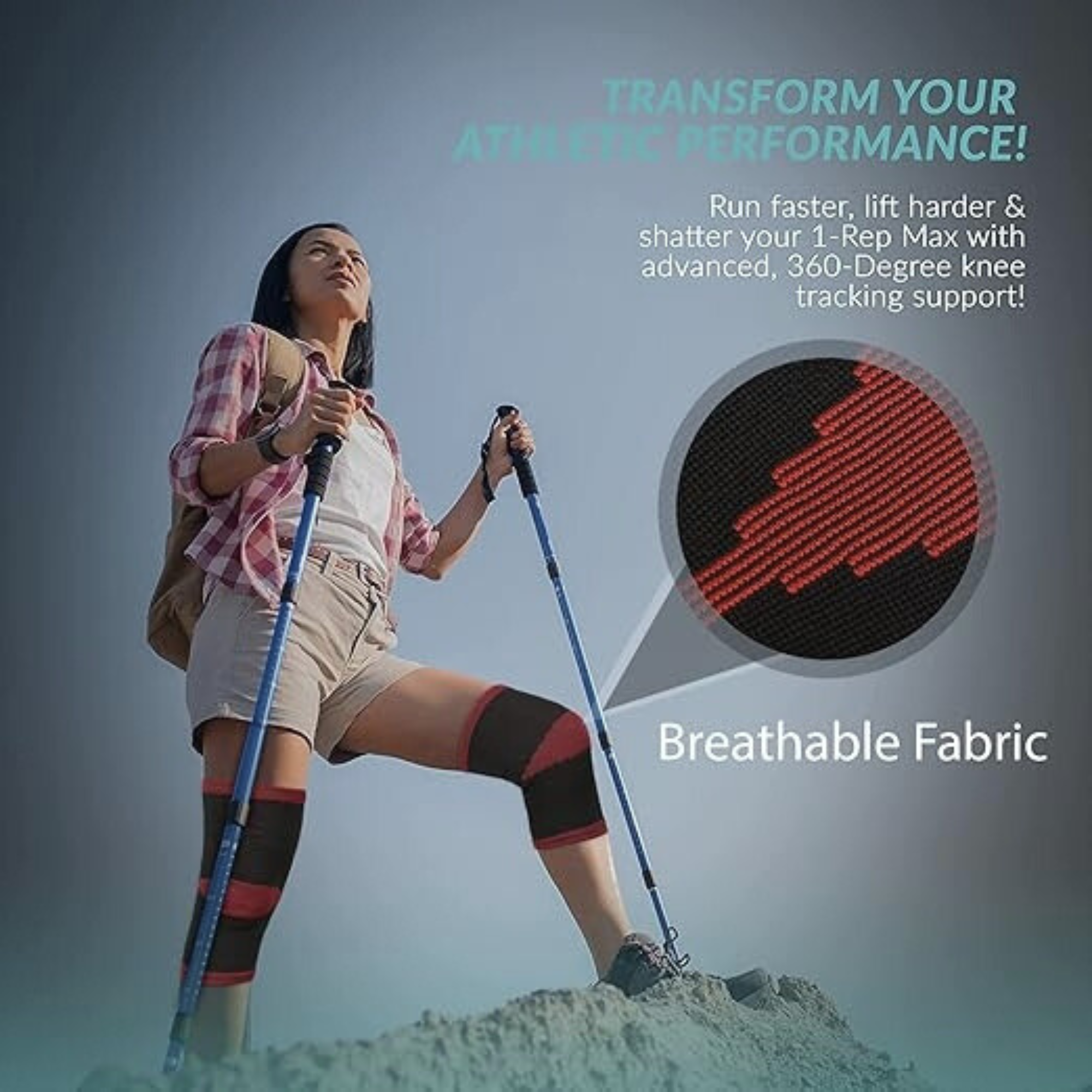 3D Knee Support Compression Sleeve with Anti-Slip Silicone, Pain Relief & Sports Injury Protection for Men & Women – Gym, Arthritis, Ligament Support