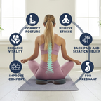 The Healer Foam Cushion | Abstract Coccyx Cushion