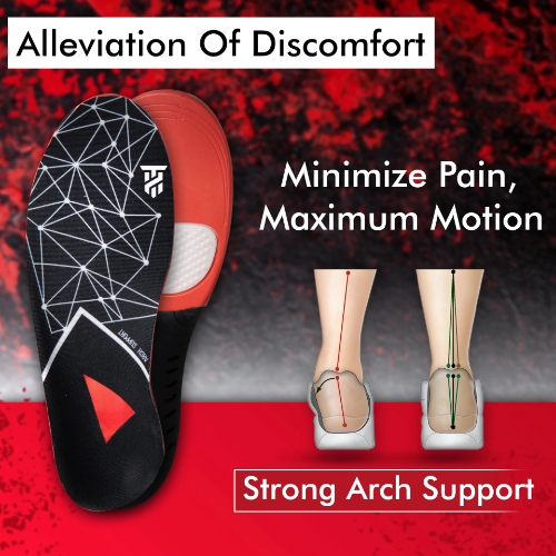 The Healer Plantar Fasciitis Insoles for Men & Women | Semi-Rigid Arch Support Insoles | For Heel Pain, Flat Feet & Long Standing Comfort | Trim-to-Fit