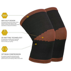 3D Knee Support Compression Sleeve with Anti-Slip Silicone, Pain Relief & Sports Injury Protection for Men & Women – Gym, Arthritis, Ligament Support