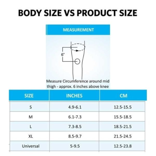 Adjustable Knee Support with Dual Strap | Compression Knee Cap Brace for Pain Relief, Ligament Injury, Arthritis & Gym | Anti-Slip 3D Fit for Men & Women