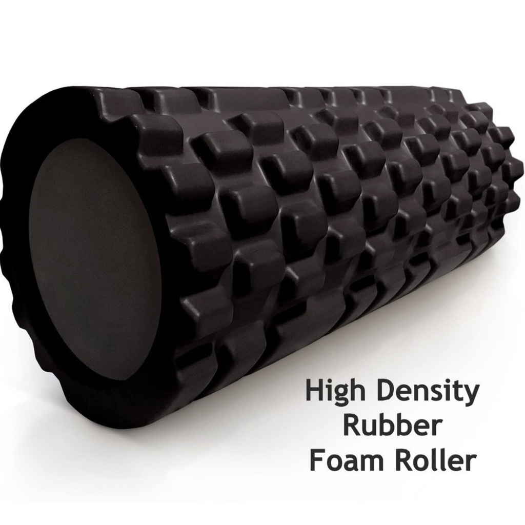 Foam Roller for Deep Tissue Massage & Muscle Recovery – High-Density, Sweat-Resistant Roller for Back, Legs, Yoga, Gym, Running, Physiotherapy & Pain Relief – Trigger Point Therapy Tool