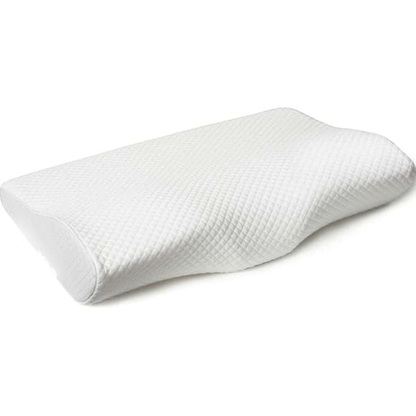 Cervical Orthopedic Pillow with Memory Foam | Contour Design for Neck Pain & Spondylitis Relief | Dual Height Support for Spine Alignment & Better Sleep Quality
