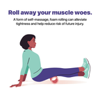 Foam Roller for Deep Tissue Massage & Muscle Recovery – High-Density, Sweat-Resistant Roller for Back, Legs, Yoga, Gym, Running, Physiotherapy & Pain Relief – Trigger Point Therapy Tool