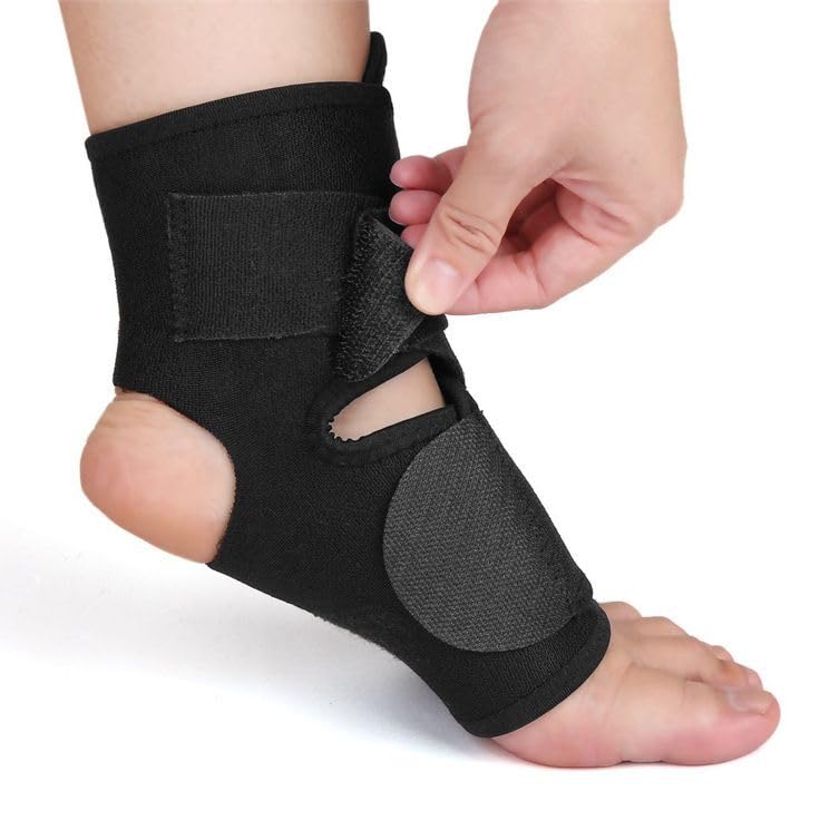 Ankle Support Brace for Men & Women | Adjustable Compression Wrap for Sprains, Swelling & Injury Recovery | Pain Relief & Stability for Sports, Running & Daily Use | One Size Fits All