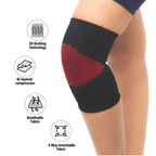 3D Knee Support Compression Sleeve with Anti-Slip Silicone, Pain Relief & Sports Injury Protection for Men & Women – Gym, Arthritis, Ligament Support