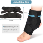Ankle Support Brace for Men & Women | Adjustable Compression Wrap for Sprains, Swelling & Injury Recovery | Pain Relief & Stability for Sports, Running & Daily Use | One Size Fits All
