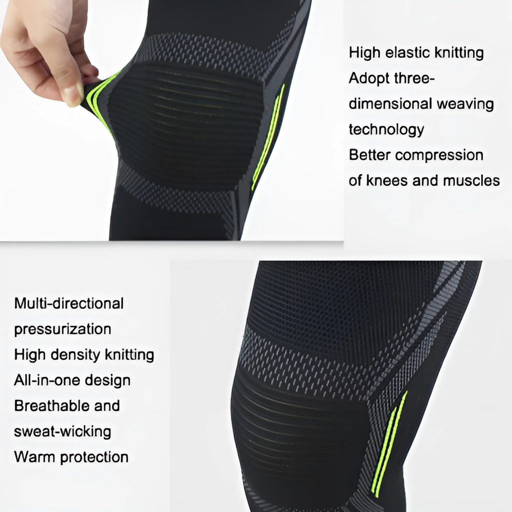 The Healer 3D Knee Cap with Patellar Ring Support | Neoprene Knee Brace for Pain Relief, Compression & Joint Stability | Comfortable Fit for Men & Women | Ideal for Sports, Running & Daily Wear