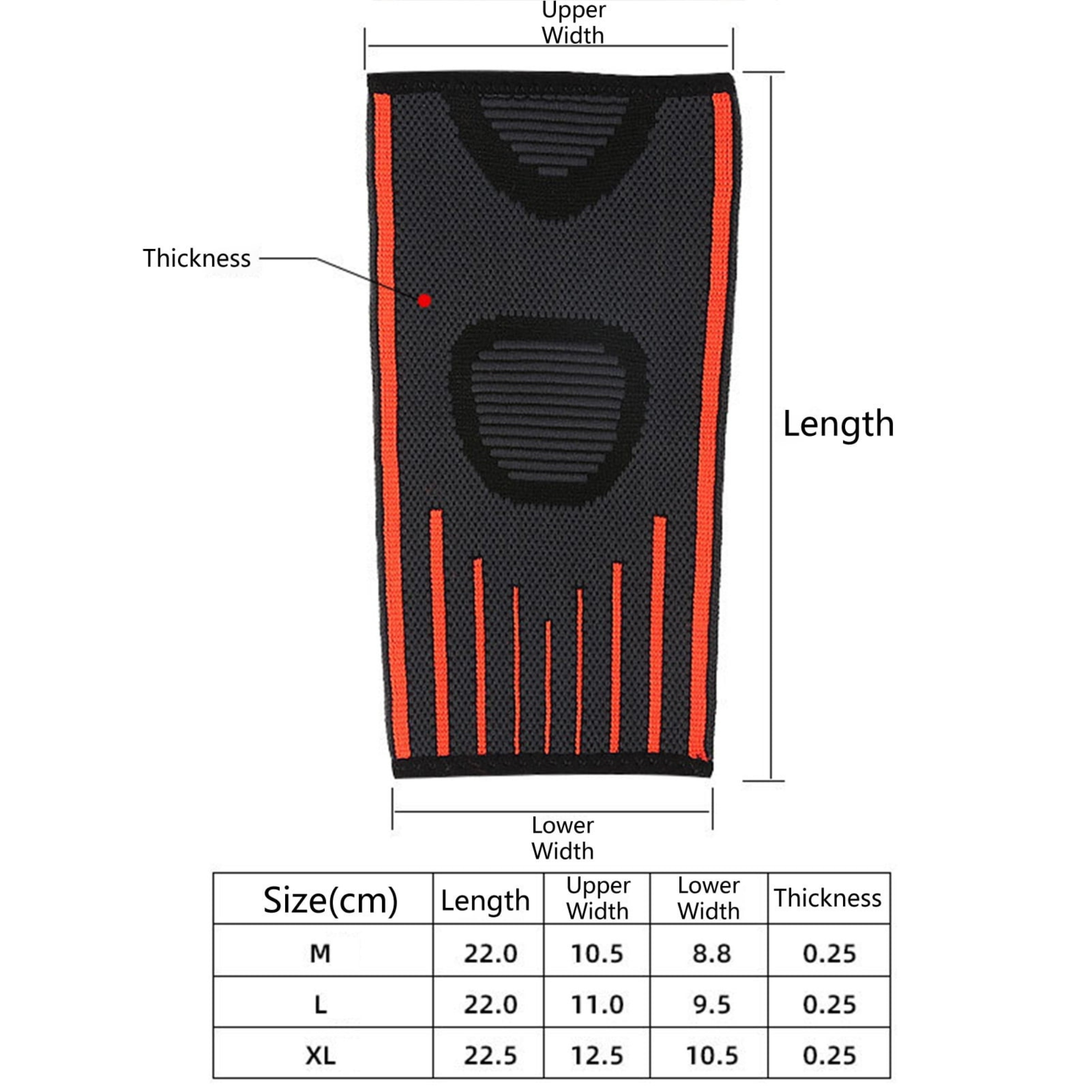 Adjustable Knee Support with Dual Strap | Compression Knee Cap Brace for Pain Relief, Ligament Injury, Arthritis & Gym | Anti-Slip 3D Fit for Men & Women
